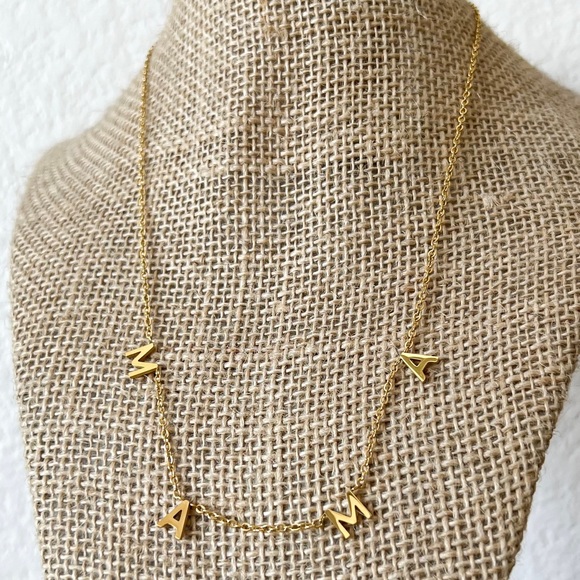 Jewelry - FINAL SALE | MAMA dainty necklace for mother’s day, gift for mom, mother’s day